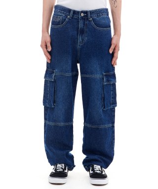 아카이브 볼드(ARCHIVE BOLD) 7-POCKET CARGO PANTS (DEEP BLUE) 상품 이미지