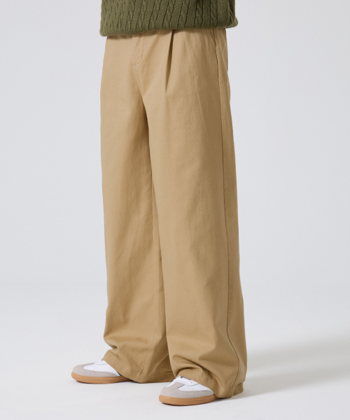 AURALEEWASHEDFINX CHINO WIDE TUCK PANTS(25SS AURALEE WASHED AURALEEWASHEDFINX CHINO WIDE TUCK PANTS(25SS AURALEE WASHED