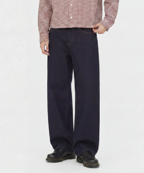 Wide Denim Pants [Dough]
