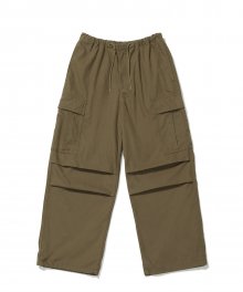 WIDE FIT CARGO PANTS KHAKI