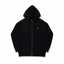 SMILE WAPPEN HOOD ZIP-UP BLACK