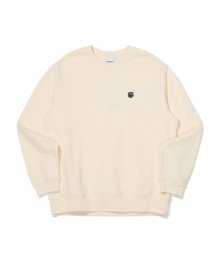 SMILE WAPPEN SWEATSHIRT IVORY