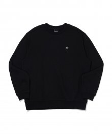 SMILE WAPPEN SWEATSHIRT BLACK