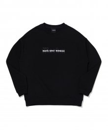 SHADOW LOGO SWEATSHIRT BLACK