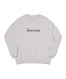 SHADOW LOGO SWEATSHIRT GRAY