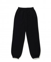 (W) M LOGO SWEAT PANTS BLACK