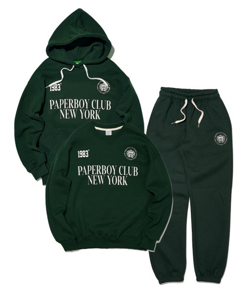 Сет Sports Club спортивный свитшот Green