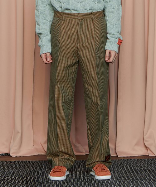 Брюки в гусиную лапку / Brown & Green