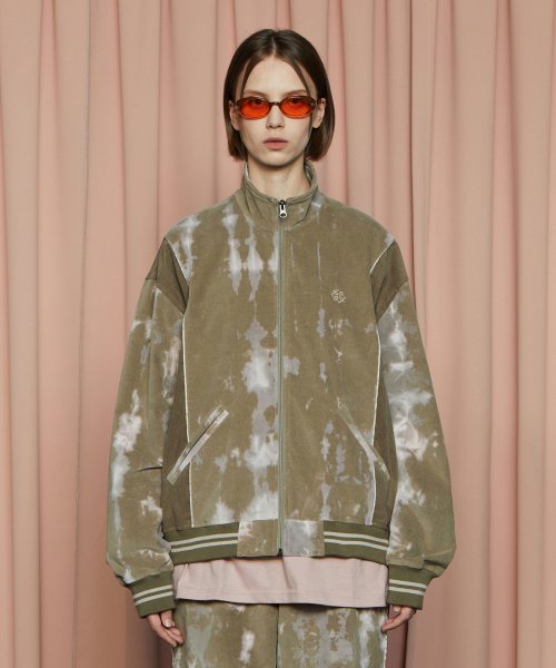 Вельветовый блузон из велюра / Khaki