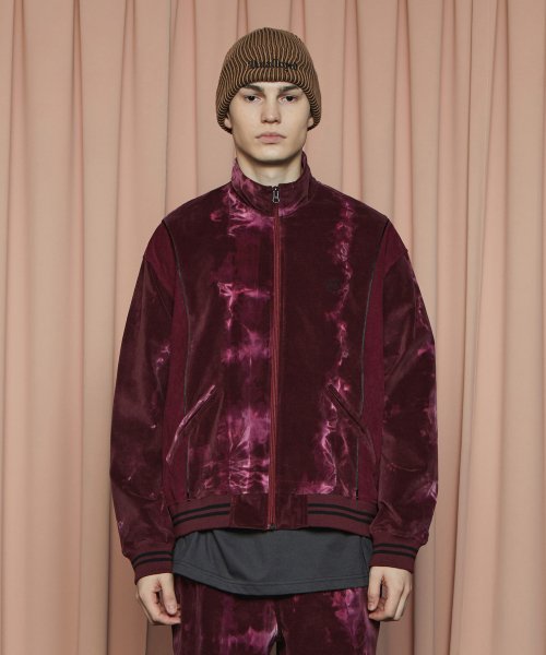 Велюровый вельветовый блузон / Burgundy