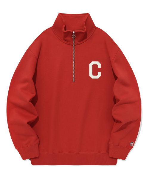 Champion c logo half zip outlet sweater