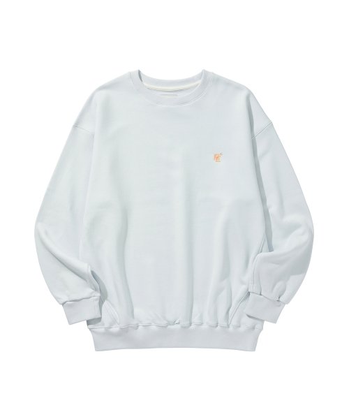 LOGO CREW SWEAT / ICE WHITE