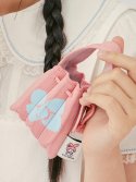 조셉앤스테이시(JOSEPH&STACEY) Lucky Pleats Knit Nano Bag My Melody Blossom Pink