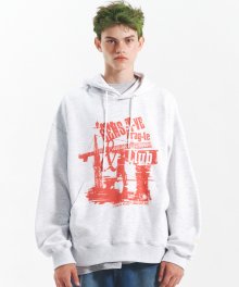 Teenager Hood T-shirt(CLOUD GRAY)