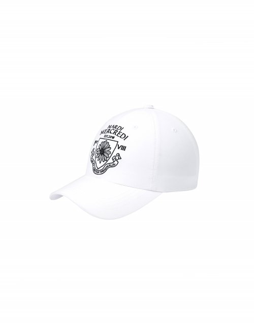 MUSINSA | マルディメクルディ CAP ALUMNI EMBLEM_WHITE BLACK