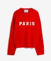 PARIS BRUSHED WOOL PULLOVER KNIT (RED)