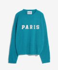 PARIS BRUSHED WOOL PULLOVER KNIT (TURQUISE)