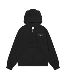 MOSAIC ODOLLY HOODIE ZIP UP - BLACK