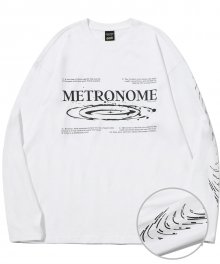 METRONOME 롱슬리브 화이트