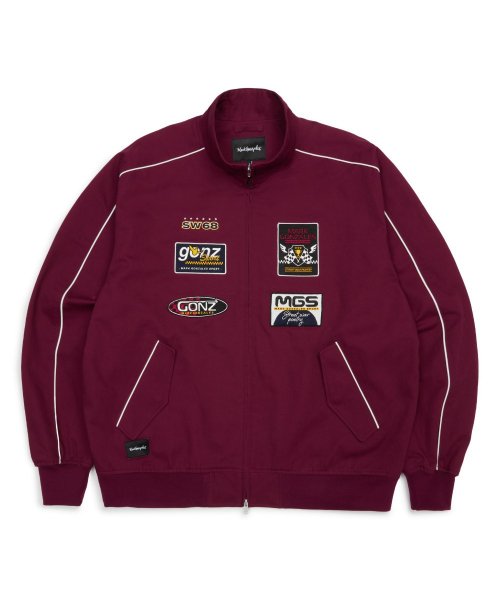 마크곤잘레스(MARK GONZALES) MG RACING JACKET - BURGUNDY