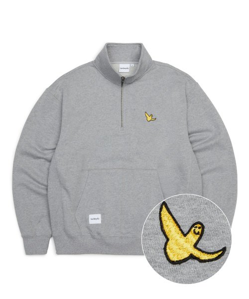 スウェット・トレーナー Mark Gonzales ANGEL WAPPEN OG SWEAT HALF ZIP-UP 마크곤잘레스(MARK GONZALES) ANGEL WAPPEN OG SWEAT HALF ZIP