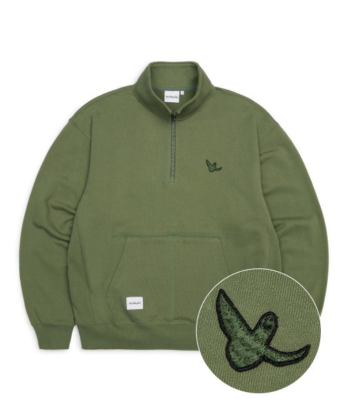 마크곤잘레스(MARK GONZALES) ANGEL WAPPEN OG SWEAT HALF ZIP
