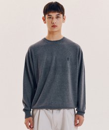 HERITAGE DAN MINIMAL KNIT HEATHER GRAY