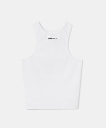 BASIC RIBBED SLEEVELESS_WHITE