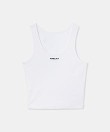 BASIC U-NECK SLEEVELESS_WHITE