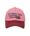 NEW LUCKY MESSAGE BALL CAP PINK (AM2DFUAB20A)