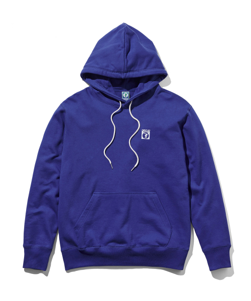 Плотное худи regular fit с винтажным логотипом Purple
