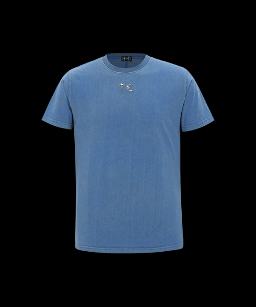 MUSINSA | THUG CLUB Back T slim - Blue