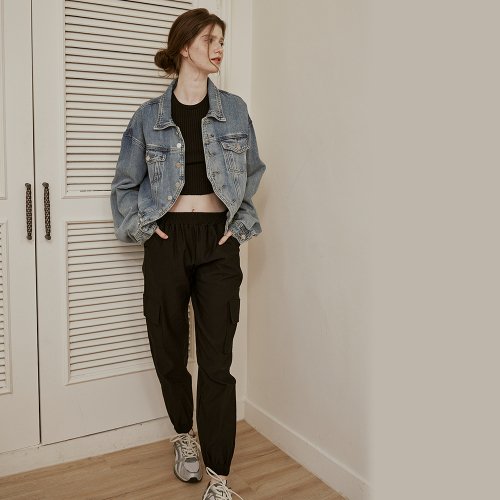 Outside pocket jogger pants