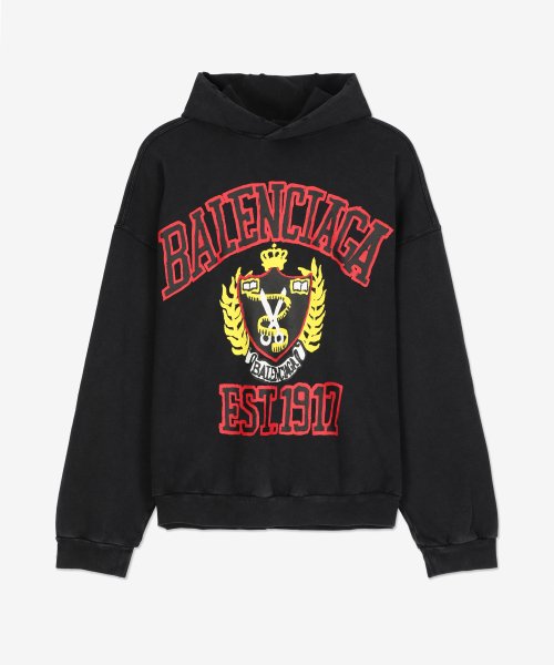 Black store college hoodie