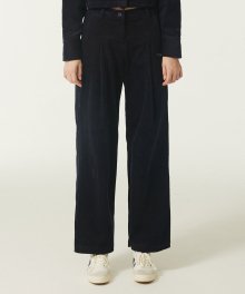 W CORDUROY WIDE PANTS [3 COLOR]