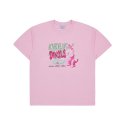 아크메드라비(ACME DE LA VIE) DIN2LS CREATURE LETTERING SHORT SLEEVE T-SHIRT PINK