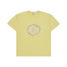 CREATURE PLANET LOGO SHORT SLEEVE T-SHIRT YELLOW