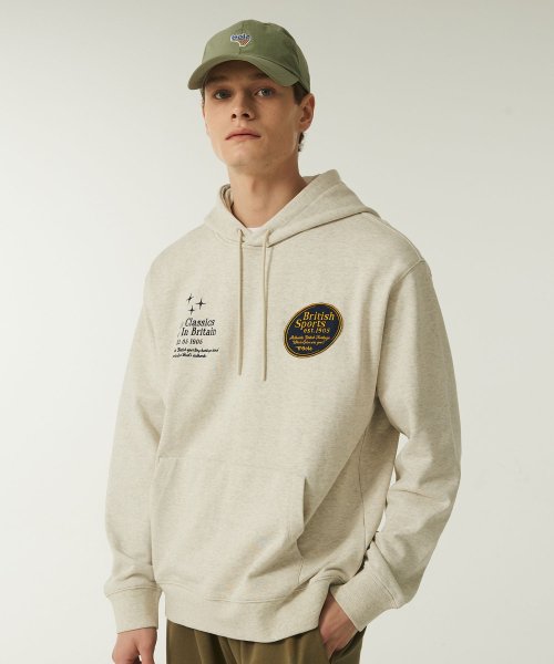 VINTAGE SPORT SWEAT HOODIE [2 COLOR]