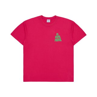 아크메드라비(ACME DE LA VIE) WE WERE HERE BIO WASHING SHORT SLEEVE T-SHIRT PINK 상품 이미지