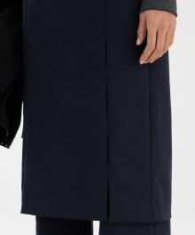 Front-Slit Skirt - Navy