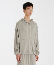 Oversized Hooded Sweatshirt - Sage Green