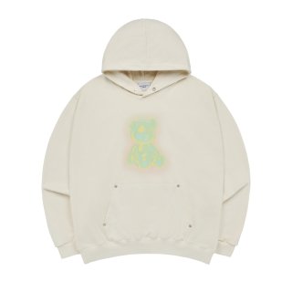 아크메드라비(ACME DE LA VIE) GRADATION METAL BEAR HOODIE CREAM 상품 이미지