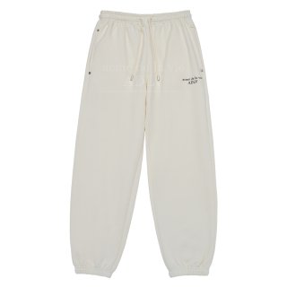 아크메드라비(ACME DE LA VIE) BASIC LOGO RIVET WARM PANTS CREAM 상품 이미지