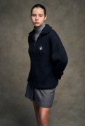 피즈(PHIZ) [헤지스 피즈] 블랙 하찌 하프집업 스웨터