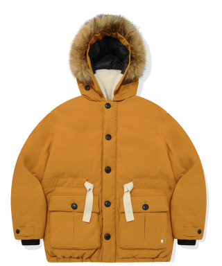 예일(YALE) PRIMALOFT CORDURA EXPEDITION HEAVY PARKA MUSTARD 상품 이미지