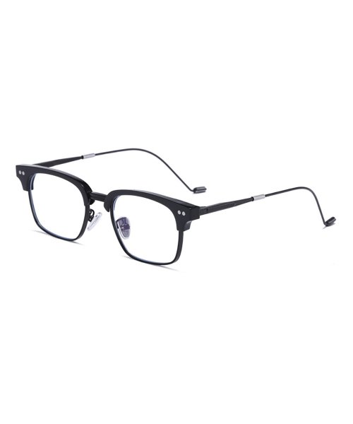 Black half hotsell rim glasses