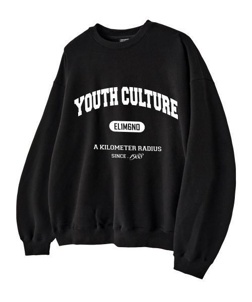 Оверсайз свитшот EL Youth Culture Black
