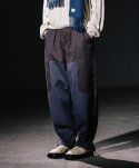 WIDE TAIL POCKET PANTS / NAVY