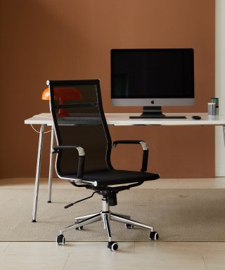 베스트리빙(bestliving) 카누 메쉬 사무용 컴퓨터 책상 의자(대형) 2colors