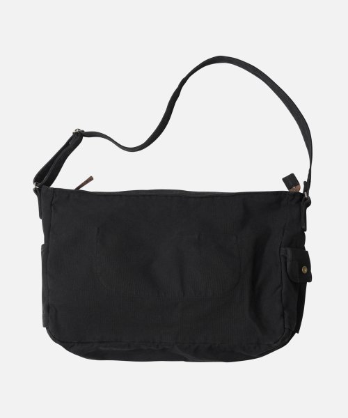 Black canvas sales messenger bag